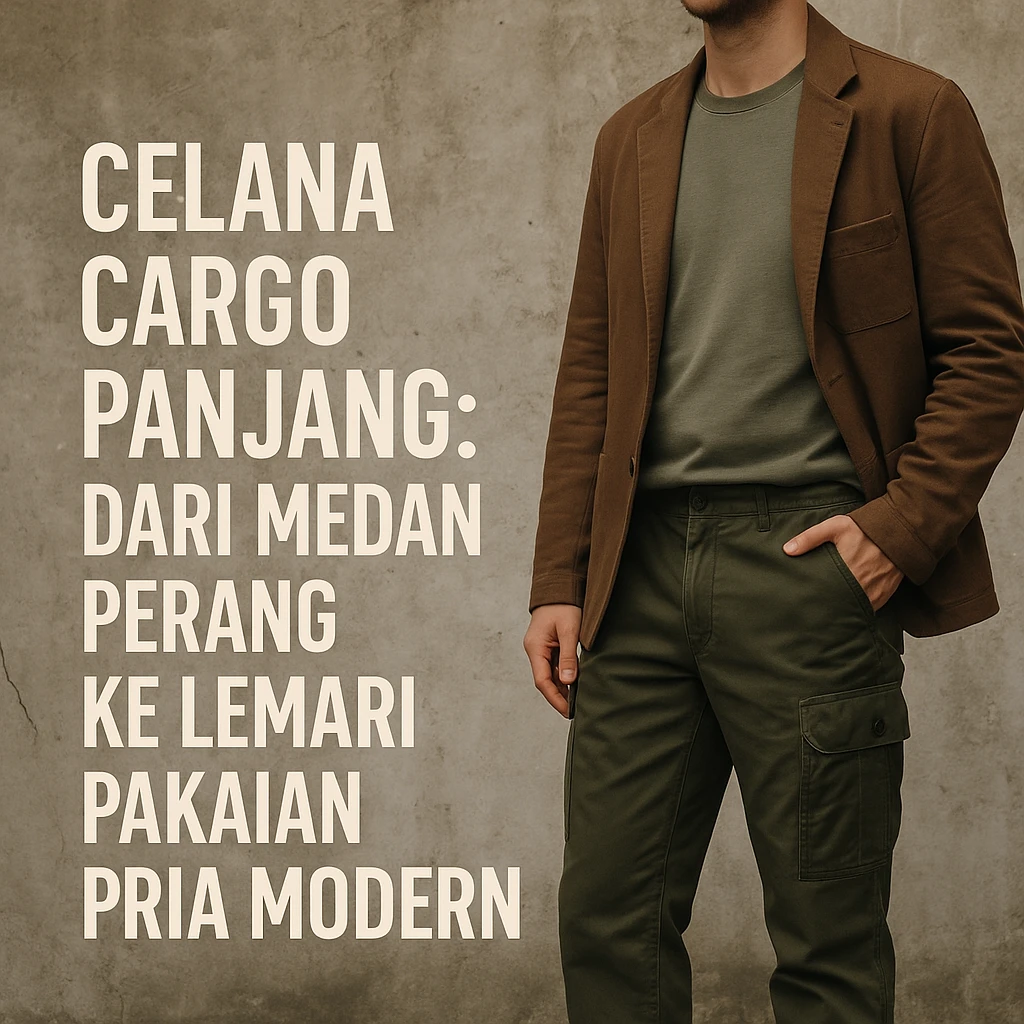 Celana Cargo Panjang: Dari Medan Perang ke Lemari Pakaian Pria Modern