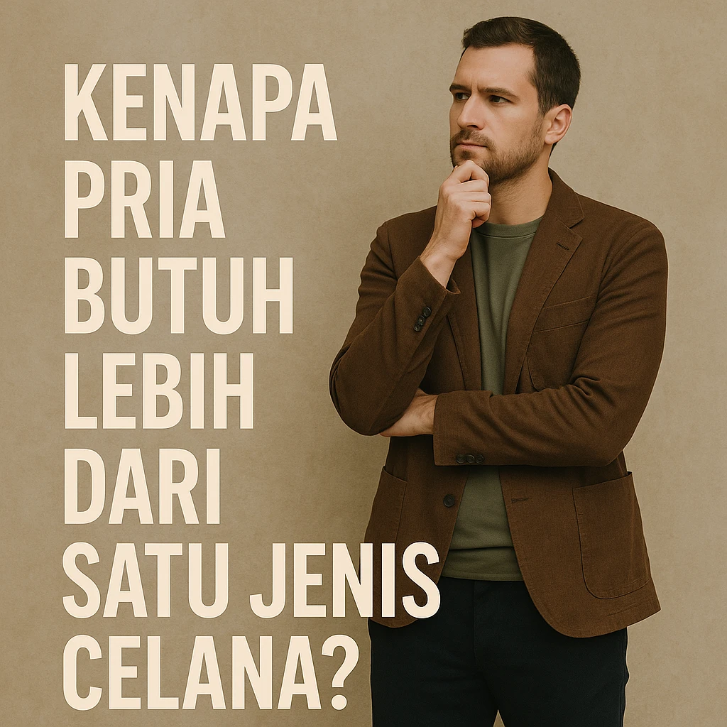 Kenapa Pria Butuh Lebih dari Satu Jenis Celana?