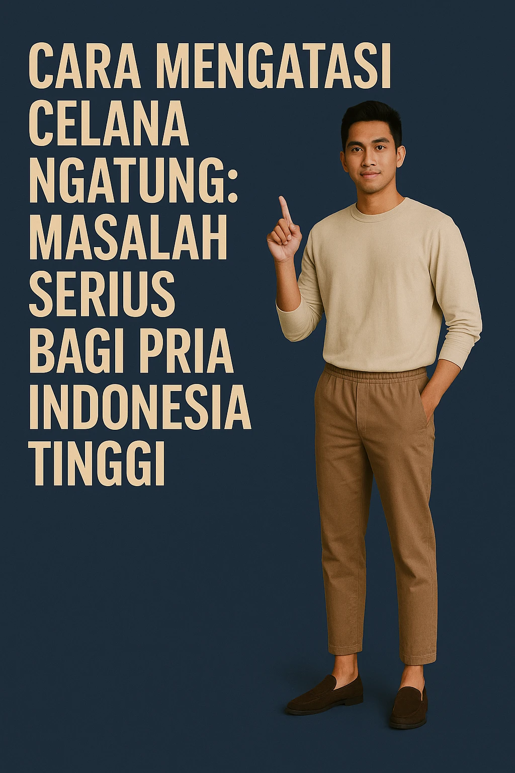 Cara Mengatasi Celana Ngatung: Masalah Serius bagi Pria Indonesia Tinggi