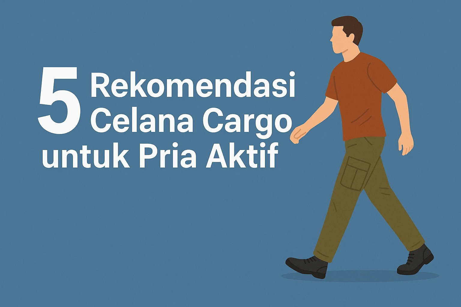 5 Rekomendasi Celana Cargo untuk Pria Aktif