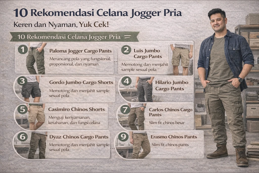 10 Rekomendasi Celana Jogger Pria Keren dan Nyaman, Yuk Cek!