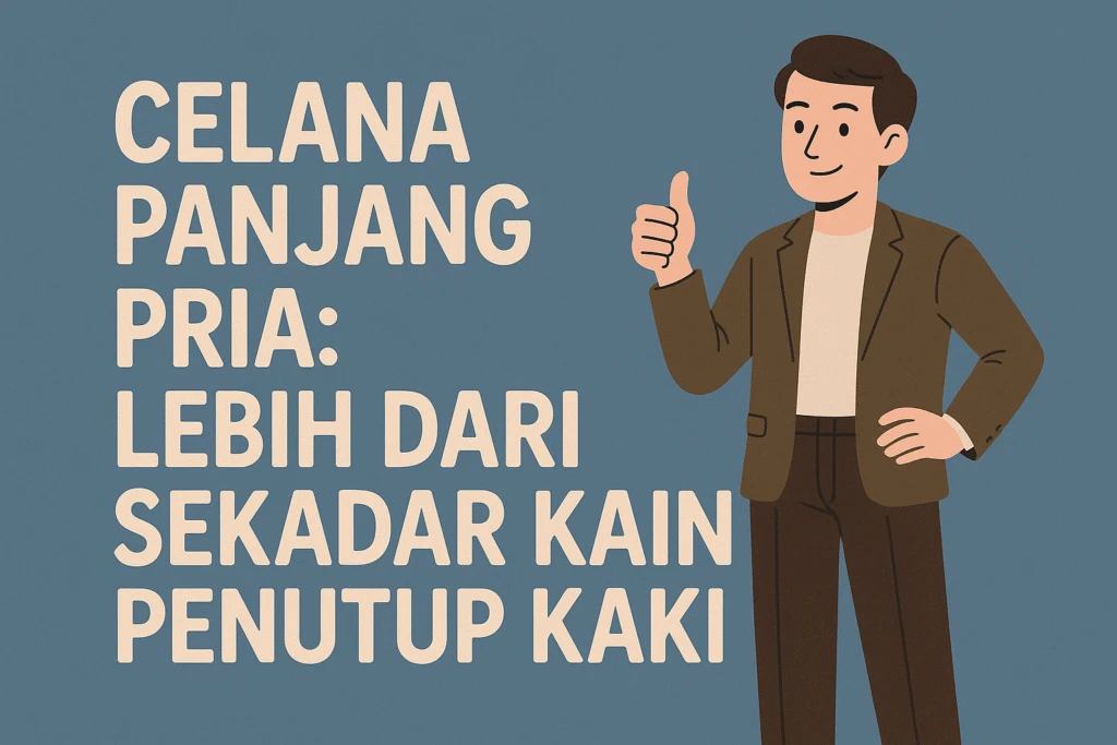 Celana Panjang Pria: Lebih dari Sekadar Kain Penutup Kaki