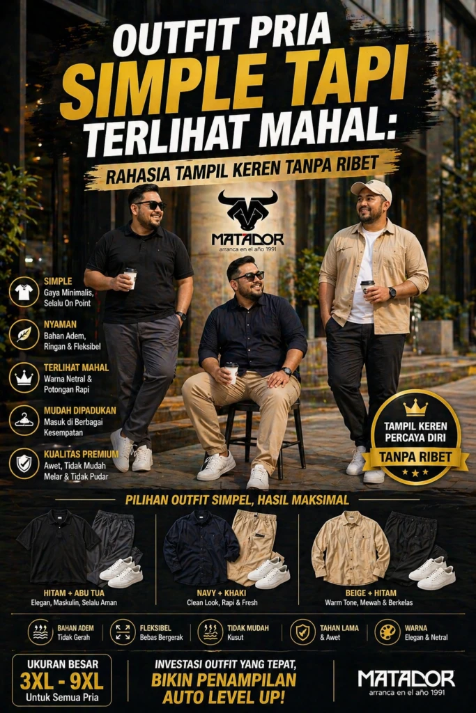 Celana Pria Tidak Muat? Ini Solusi Nyaman Tanpa Rasa Sempit