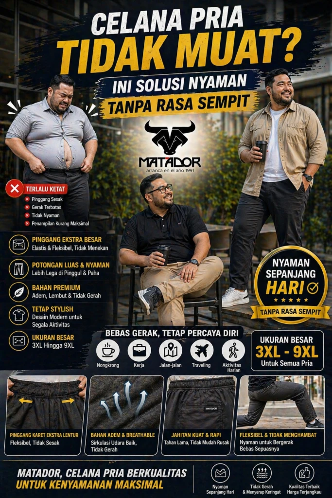 Celana Pria Formal vs Casual: Mana yang Lebih Cocok untuk Aktivitas Sehari-hari?