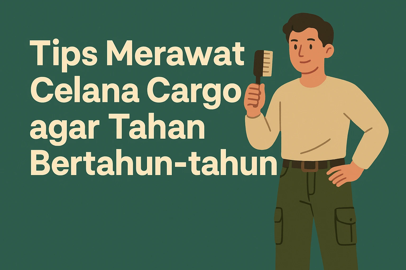 Tips Merawat Celana Cargo agar Tahan Bertahun-tahun