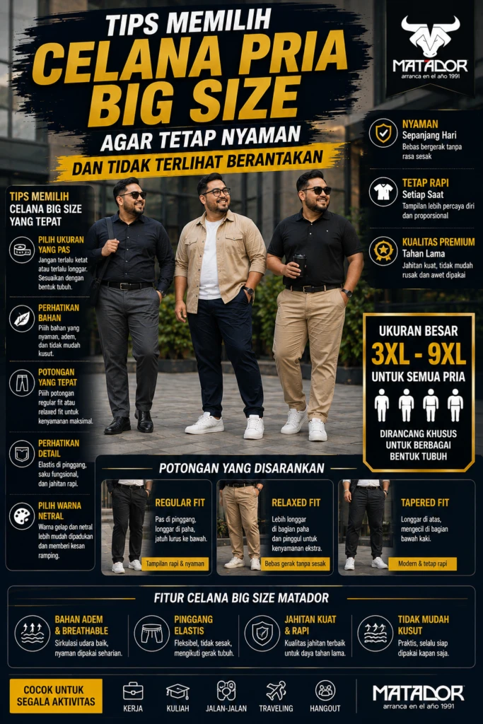Celana Pria yang Tidak Mudah Sobek: Pilihan Tepat untuk Aktivitas Harian