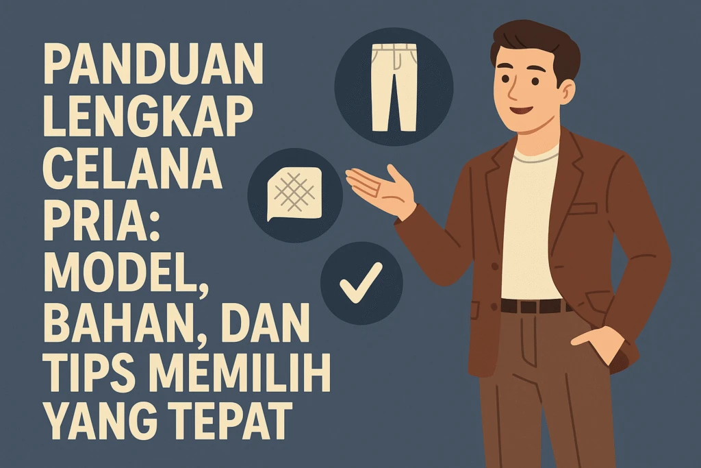 Panduan Lengkap Celana Pria: Model, Bahan, dan Tips Memilih yang Tepat